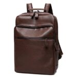 Laptop rugzak leer - Bruin