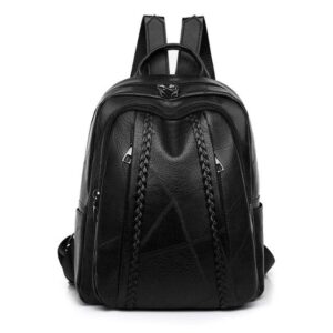 Modieuze rugzak dames - Zwart, 26x13x32cm