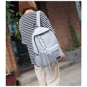 Rugzak met kant - Grijs